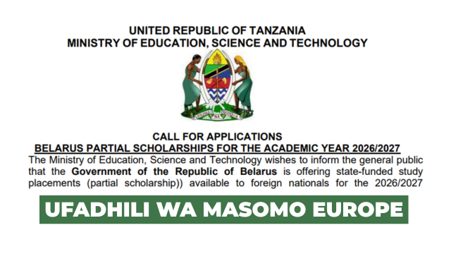 Belarus Government Scholarships 2026 for Tanzanian Students
