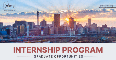 City of Johannesburg Internship Programme 2026