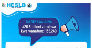 HESLB Loan Beneficiaries 2025-2026 first batch