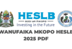 Majina ya Waliopata Mkopo HESLB 2025 Loan Beneficiaries List