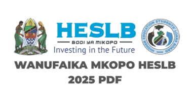 Majina ya Waliopata Mkopo HESLB 2025 Loan Beneficiaries List