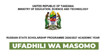 Russian State Scholarship for Tanzanian Students 20262027