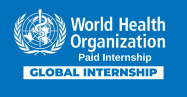 WHO Global Internship Program 2026