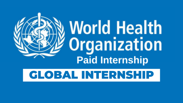 WHO Global Internship Program 2026