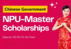 NPU China Government Scholarship 2026 f