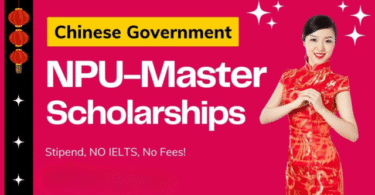 NPU China Government Scholarship 2026 f