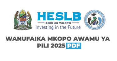 Waliopata Mkopo HESLB Loan Beneficiaries 2025 Second Batch (3)