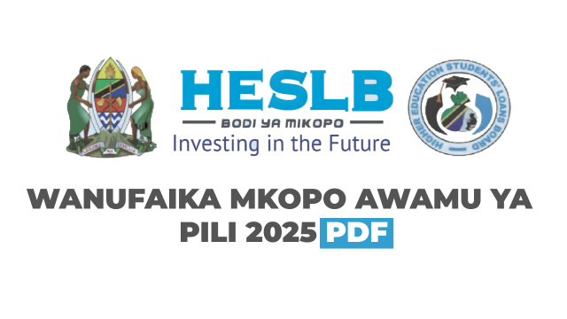 Waliopata Mkopo HESLB Loan Beneficiaries 2025 Second Batch (3)