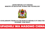 Chinese Government Fully Funded Scholarships for Tanzanian Students 20262027