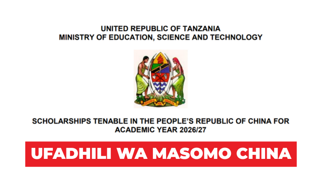 Chinese Government Fully Funded Scholarships for Tanzanian Students 20262027