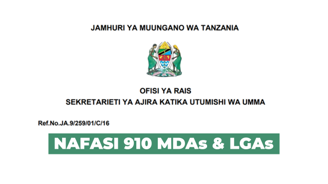 MDAs & LGAs 910 Teaching Vacancies January 2026