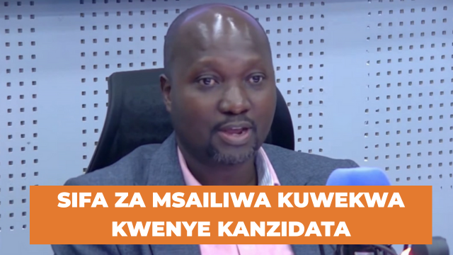 Sifa za Msailiwa kuwekwa kwenye Kanzidata