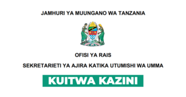 Utumishi Call for Work PDF 2026