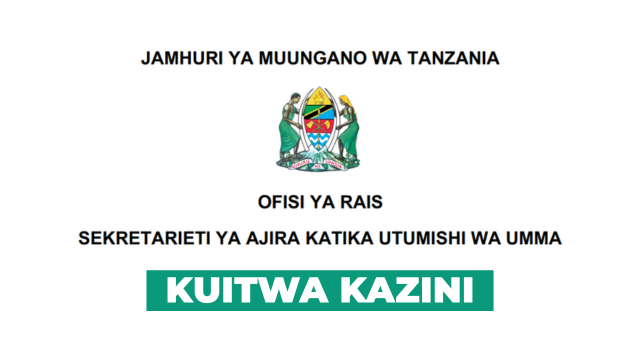 Utumishi Call for Work PDF 2026