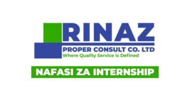 Valuation Intern Job Vacancies (2 Posts) at RINAZ Proper Consult 2026
