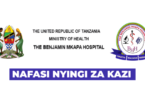 Benjamin Mkapa Hospital (BMH) Vacancies February 2026