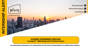 City of Johannesburg Transport Marketing & Communication Internships 2026 (1)