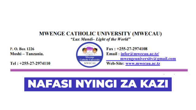 MWECAU Vacancies February 2026