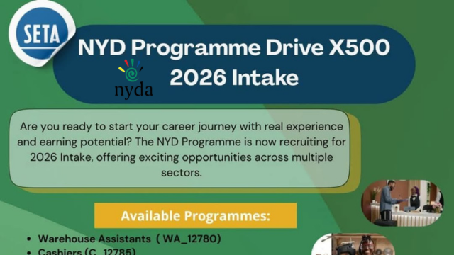 NYD Programme Drive X500 2026 Intake
