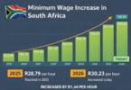 South Africa’s National Minimum Wage (NMW) Increase March 2026