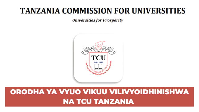 TCU Approved Universities Full List 2026