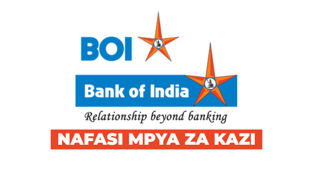 Bank of India (Tanzania) Ltd Vacancies March 2026