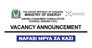 EWURA Consumer Consultative Council Vacancies March 2026