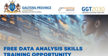 Gauteng e-Government Data Analysis Skills Training Programme for Unemployed Youth 2026