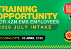 KZN Health Emergency Medical Care Training Programme 2026