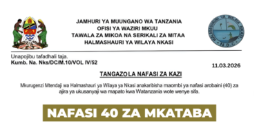 Nkasi District Council 40 Contract Vacancies March 2026