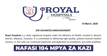 Royal Hospitals 104 Vacancies March 2026