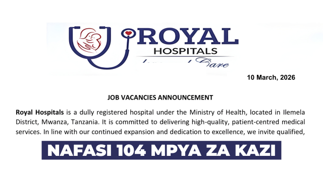 Royal Hospitals 104 Vacancies March 2026