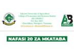 Sokoine University of Agriculture (SUA) Vacancies March 2026