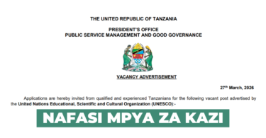 UNESCO & United Nations Vacancies for Tanzanians April 2026