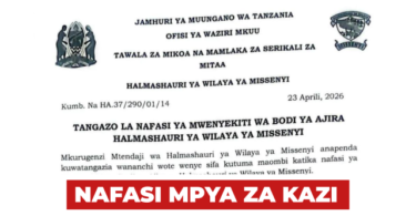 Missenyi District Council Vacancies April 2026