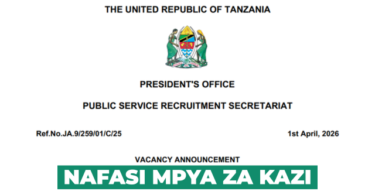 Public Service Recruitment Secretariat (PSRS) 24 Vacancies April 2026