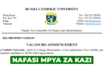 Ruaha Catholic University Vacancies April 2026