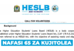 HESLB x65 Volunteering Vacancies May 2026