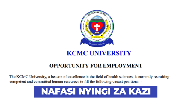 KCMC University Vacancies May 2026