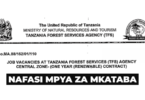 Tanzania Forest Services Agency (TFS) Driver III 2026