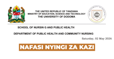 niversity of Dodoma (UDOM) New Vacancies May 2026