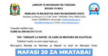 CHAWASSA Volunteer Contract 20x Vacancies 2026