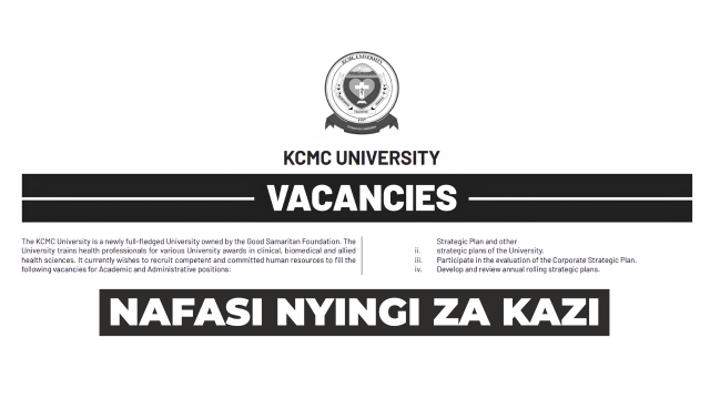 KCMC University Vacancies July 2026