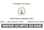 University of Iringa (UoI) 45x Vacancies June 2026