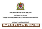Utumishi SADC Vacancies June 2026