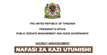 Utumishi SADC Vacancies June 2026