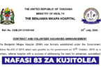 Benjamin Mkapa Hospital (BMH) x83 Volunteer Vacancies 2026
