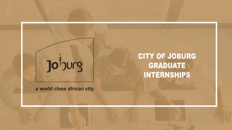 City of Johannesburg Student Internships 2026
