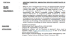 Department of Home Affairs Assistant Director Immigration Services Inspectorate Vacancies 2026 (X2 Posts)