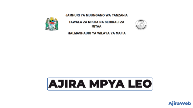 Mafia District Council Vacancies 2026